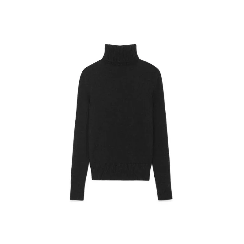 SAINT LAURENT Turtleneck Long Sleeved Sweater-1
