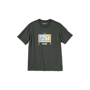 UNIQLO FW22 T Shirt Unisex Army Green