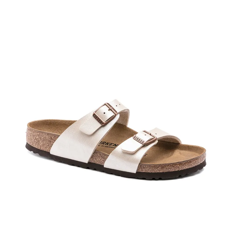 Birkenstock Sydney Birko Flor Graceful Narrow Fit Sandals 'Pearl White'-1