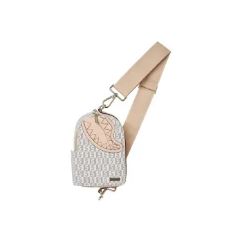 SPRAYGROUND PVC Casual Bag, Crossbody Bag, Shoulder Bag Unisex Ecru