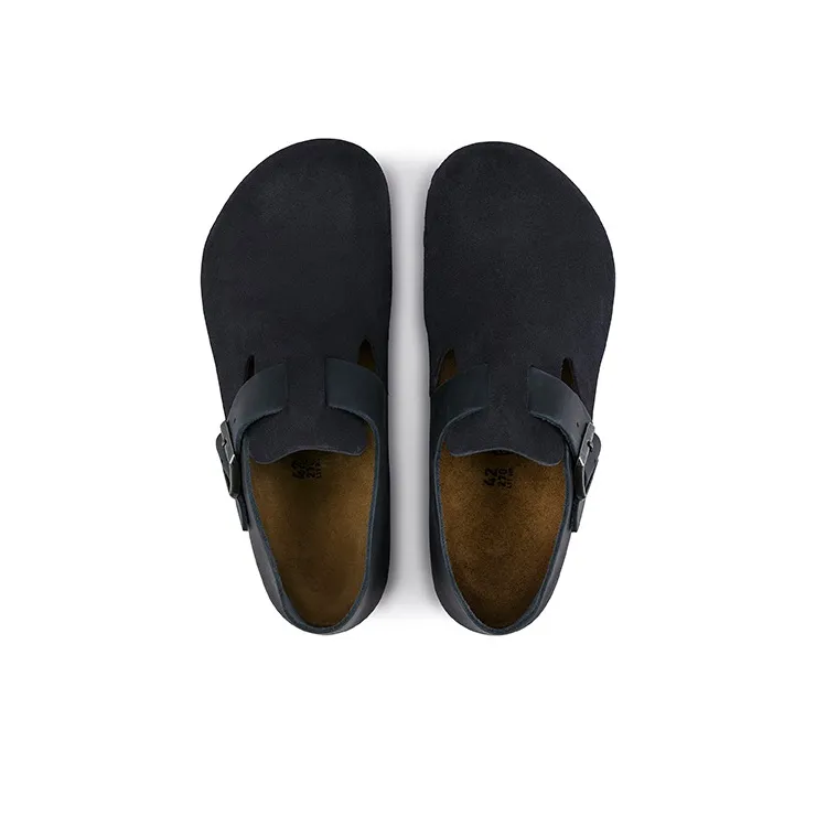 Birkenstock London Casual Single Shoes Women's Blue-4