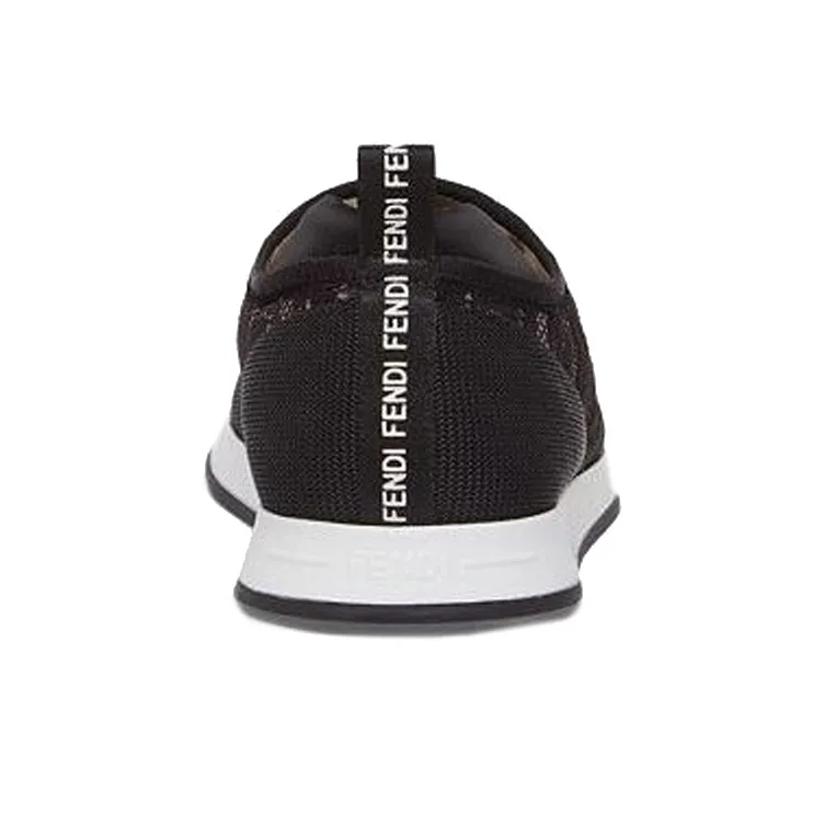 FENDI FF Vertigo Slip-Resistant Breathable Low-Top Sports Casual Shoes Women's Black-4