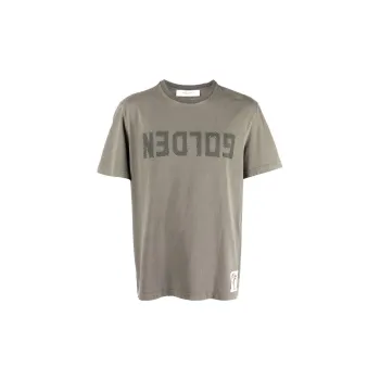 Golden Goose Logo Printed Crewneck T Shirt