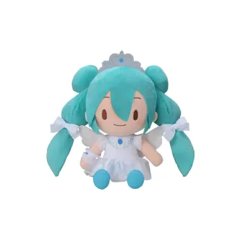 SEGA Hatsune Miku Sitting Posture SP 15 Anniversary Dolls Plush Doll 27cm Height