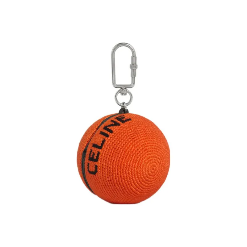 CELINE Hook And Needle Woven AirPods Pro Protective Case Earphone Case Women's Orange/Black-2
