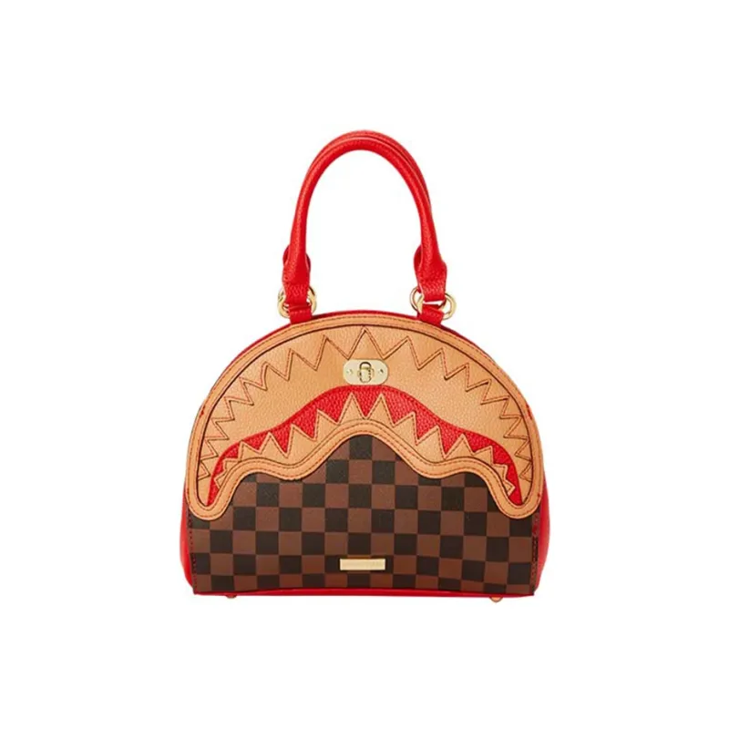 SPRAYGROUND PVC Handbag Handbag Regular Unisex Brown-0