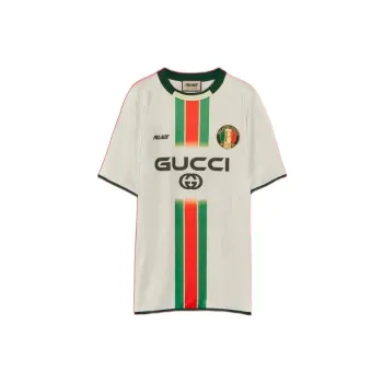 PALACE X GUCCI Printed Football Technical Jersey T shirt