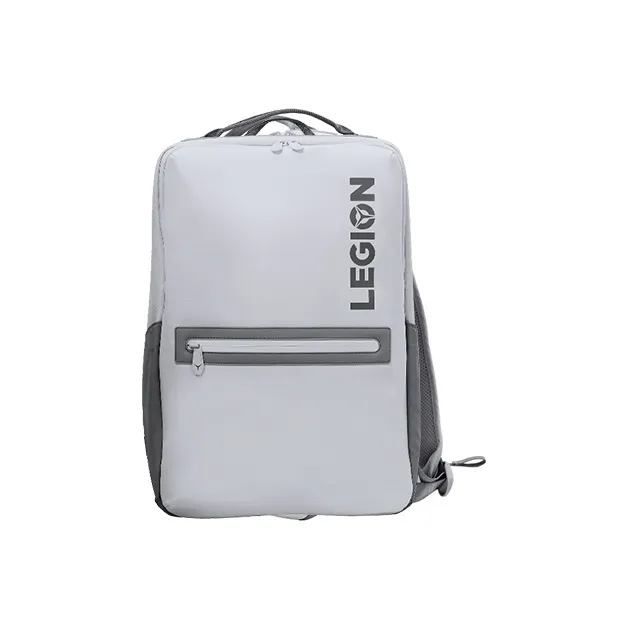 Lenovo Polyamide With Nylon Backpack Laptop Bags Large Size Unisex Black/Gray White-2