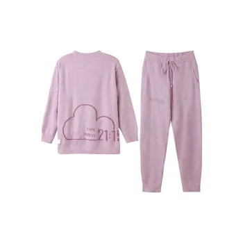 JINGYUN Pajama Set Unisex Taro Purple