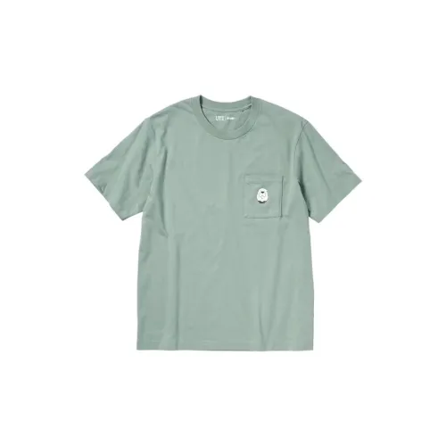 UNIQLO T-Shirts Unisex Green