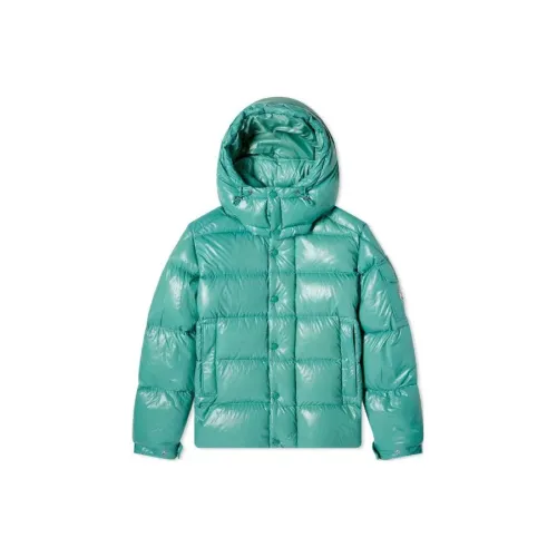 Moncler Down Jackets Men Mint Green