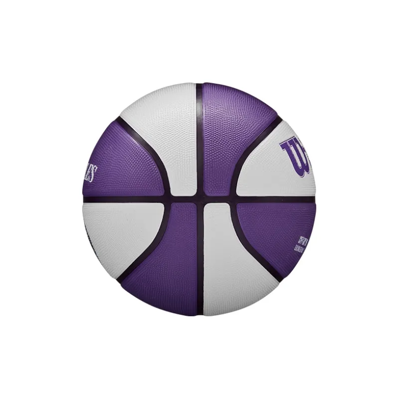 Wilson NBA City Series Rubber Basketball White Purple Size 7 Ball Training Unisex-3