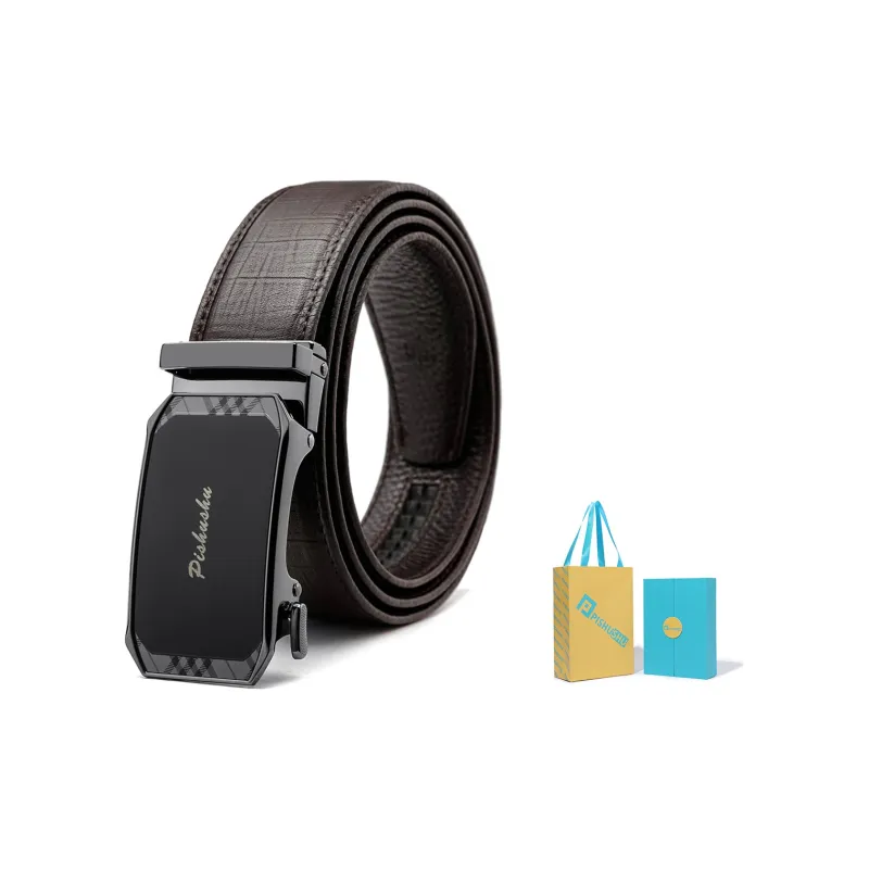 PISHUSHU Leather Belts Unisex-21