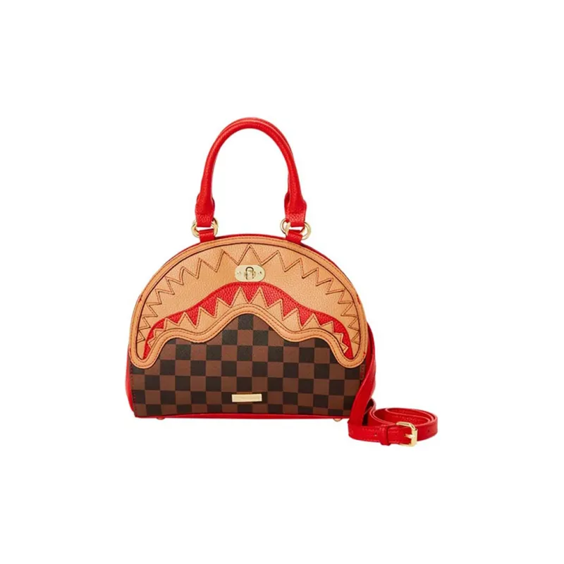 SPRAYGROUND PVC Handbag Handbag Regular Unisex Brown-1