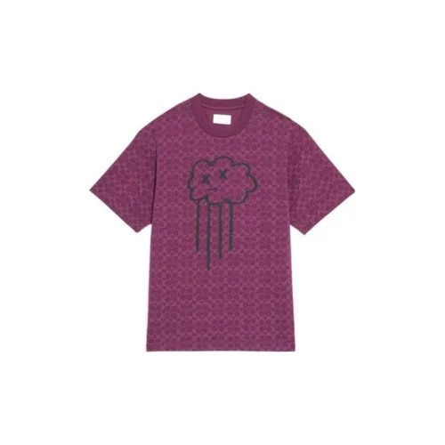 COACH T-Shirts Men Garnet Red