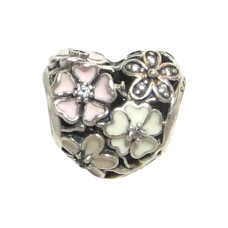 Pandora 925 Sterling Silver Beads Women's Pink-2