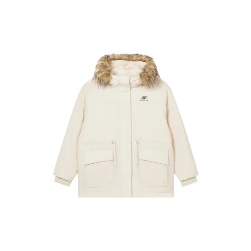 New Balance Down Jackets Women's Off White