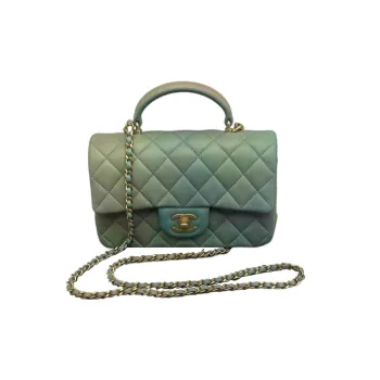 CHANEL Classic Flap CF Lambskin Flap Bag Handbag Shoulder Bag Crossbody Bag Mini Women's Multicolor