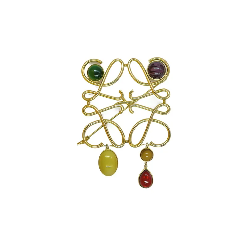 LOEWE Brooches Unisex Gold-0