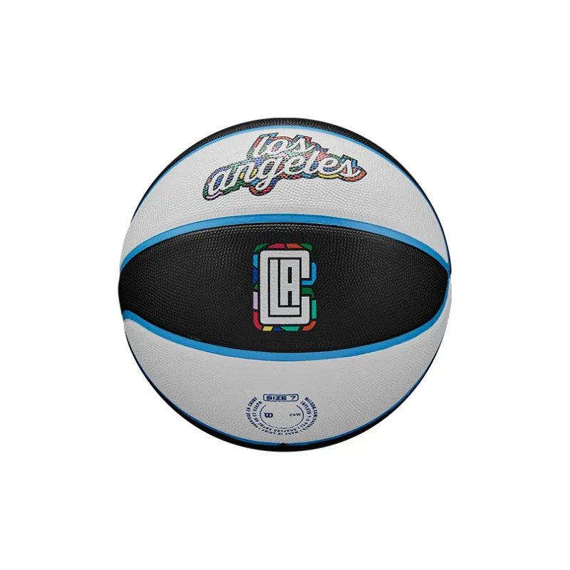 Wilson NBA City Series Size 7 Ball Outdoor Basketball Rubber Red White-3