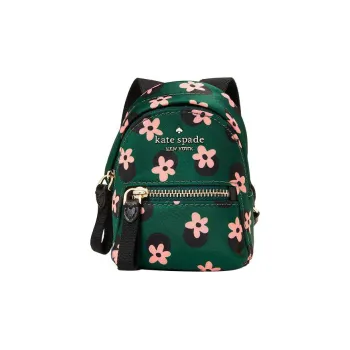 Kate Spade Chelsea Polyester Keychain Coin Purse Charm Bag Accessory Women's Green