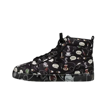 CL LUBOTING Louis High Top Stylish Skateboarding Shoes Men's Black