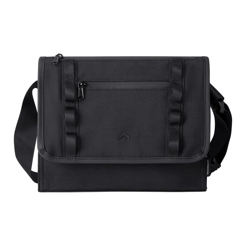 BAGSMART Nylon Crossbody Bag Regular Men's Black-0