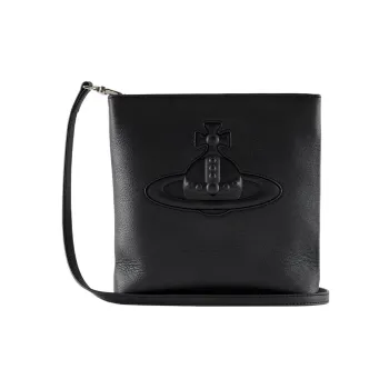 Vivienne Westwood SQUIRE Cow Leather Shoulder Bag Crossbody Bag Men's Black