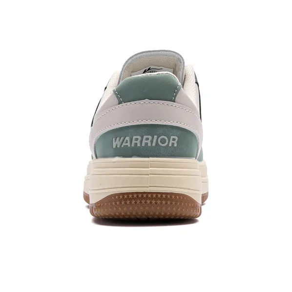 Warrior Lightweight, Wear resistant, And Non slip Low Top Skateboard Shoes Unisex Beige Green Blue-2