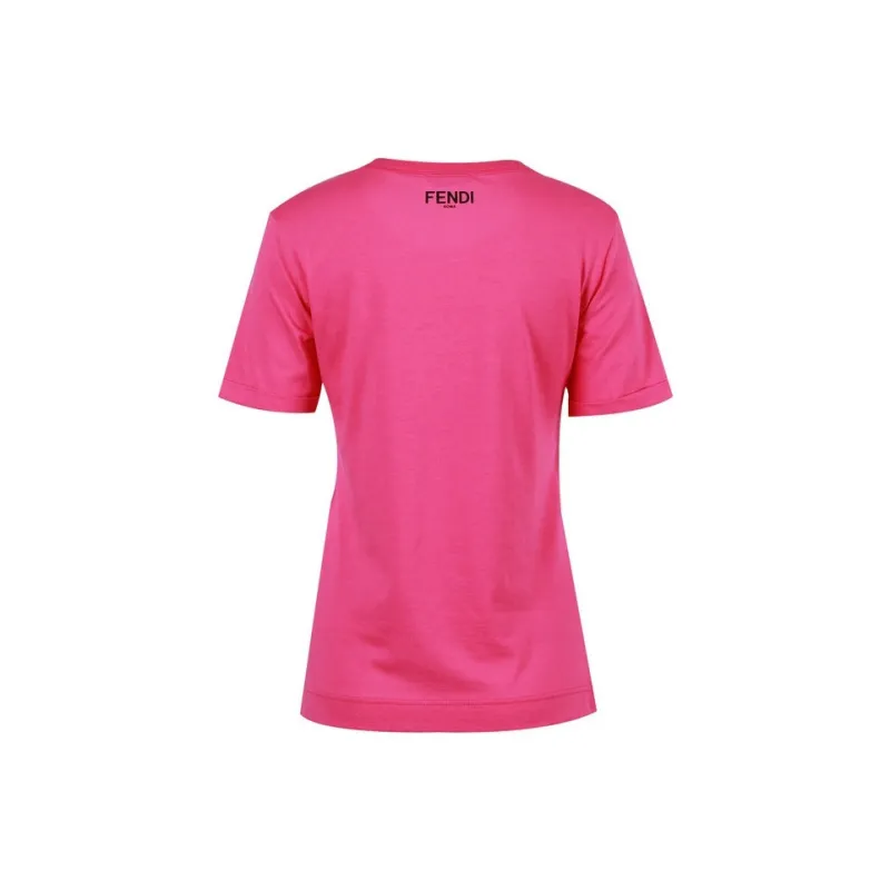 FENDI T Shirts Women's Pink-1