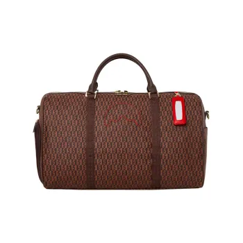 SPRAYGROUND PVC Handbag Medium Size Unisex Brown