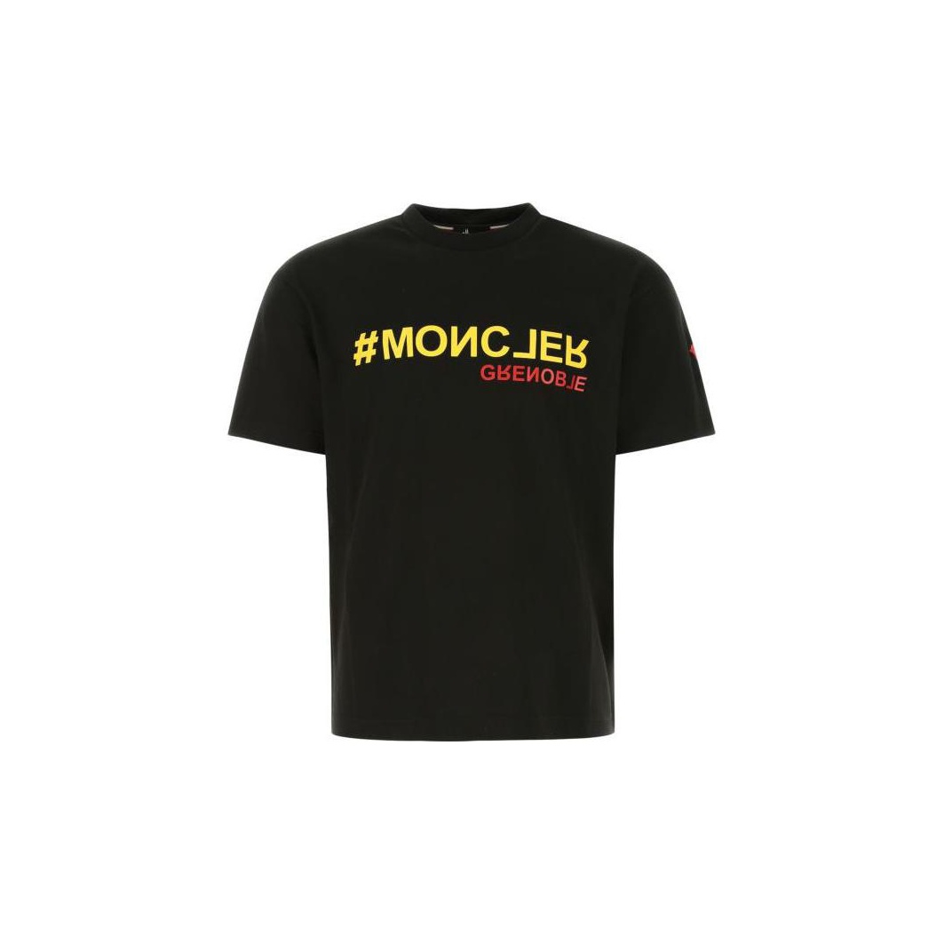 Moncler Grenoble T-Shirts Men Black - POIZON