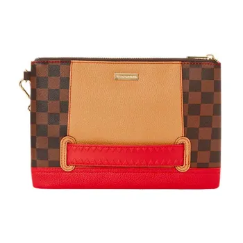 SPRAYGROUND PVC Clutch Regular Unisex Brown