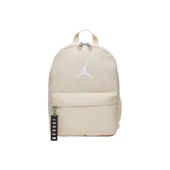 Jordan Polyester Backpack Small Size Unisex Pearl White