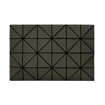 ISSEY MIYAKE Lucent Artificial Leather Wallet Card Holder Key Pouch Clutch Unisex Charcoal Gray