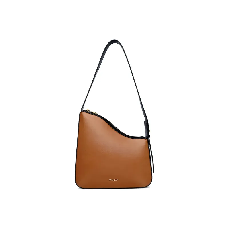 ST&SAT Genuine Leather Handbag Crossbody Bag Tote Bag Shopping Bag Shoulder Bag Large Size Women's-0