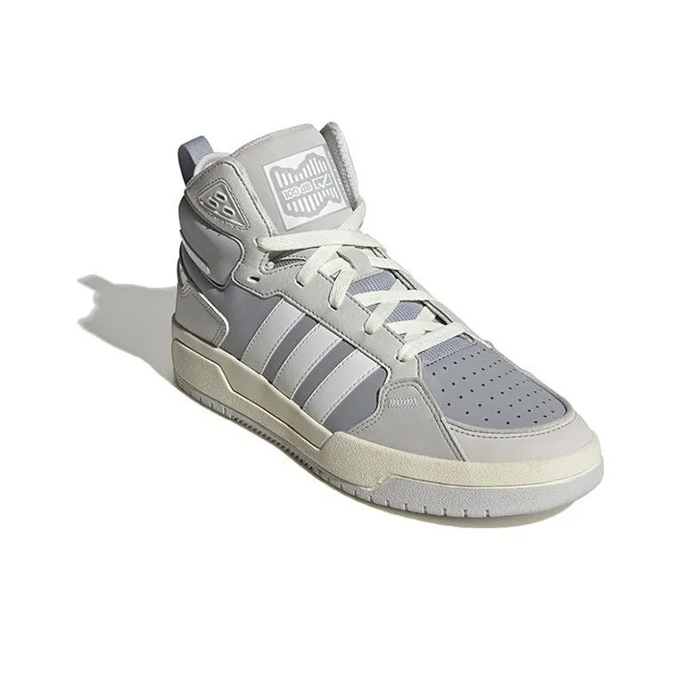 100DB Adidas Neo Mid 'Pure Grey'-2