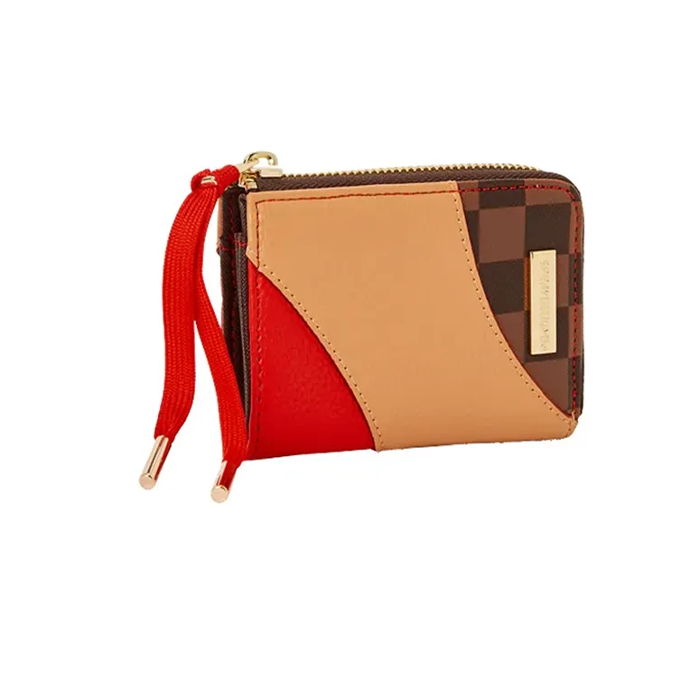 SPRAYGROUND PVC Card Holder, Wallet Unisex Brown-1