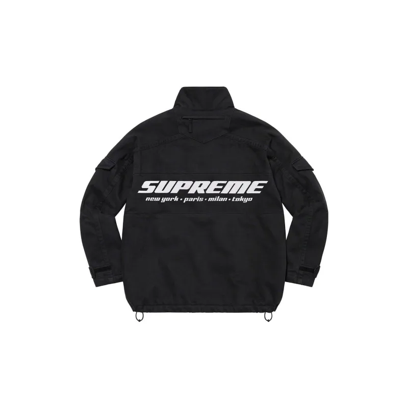 Supreme Brushed Twill Zip Jacket-7