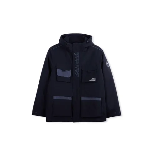 Cabbeen Down Jackets Unisex Coal Black