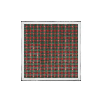 GUCCI Silk Scarves Men Green