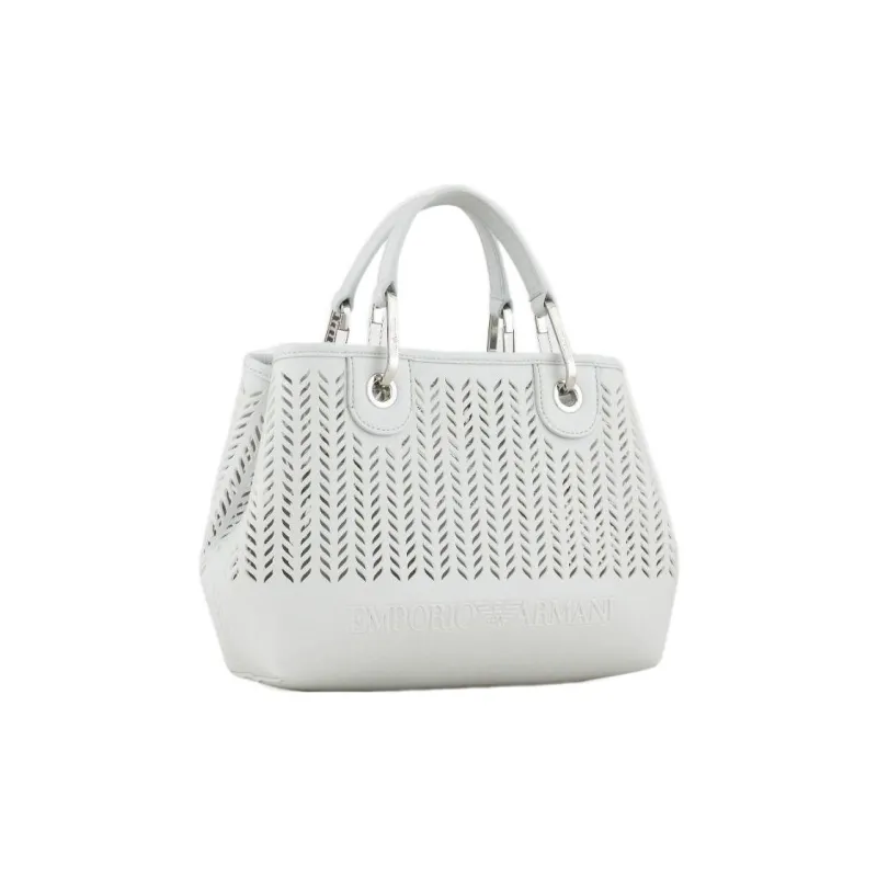 EMPORIO ARMANI Polyurethane Shoulder Bag Crossbody Bag Handbag Women's Light Blue-1