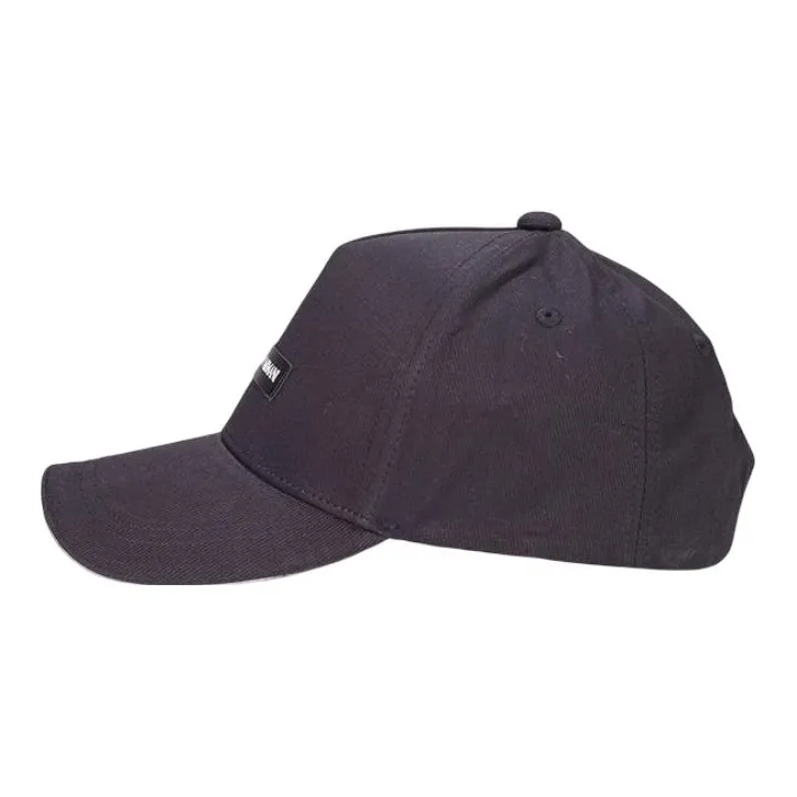 EMPORIO ARMANI Logo Patch Curved Peak Baseball Cap-3
