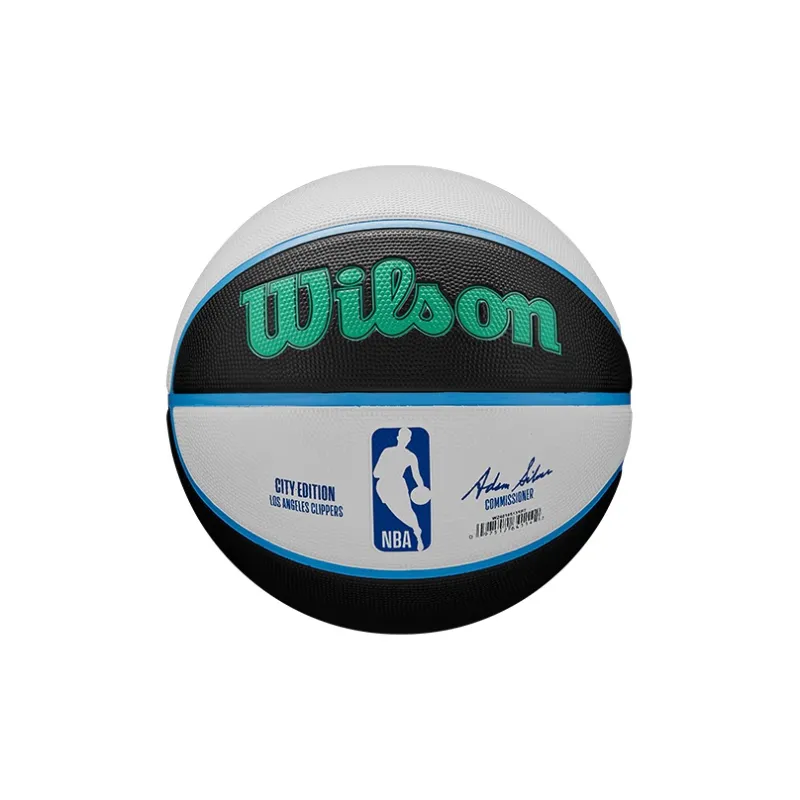 Wilson NBA City Series Size 7 Ball Outdoor Basketball Rubber Red White-0