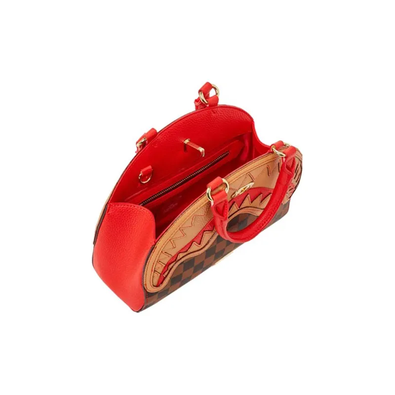 SPRAYGROUND PVC Handbag Handbag Regular Unisex Brown-5