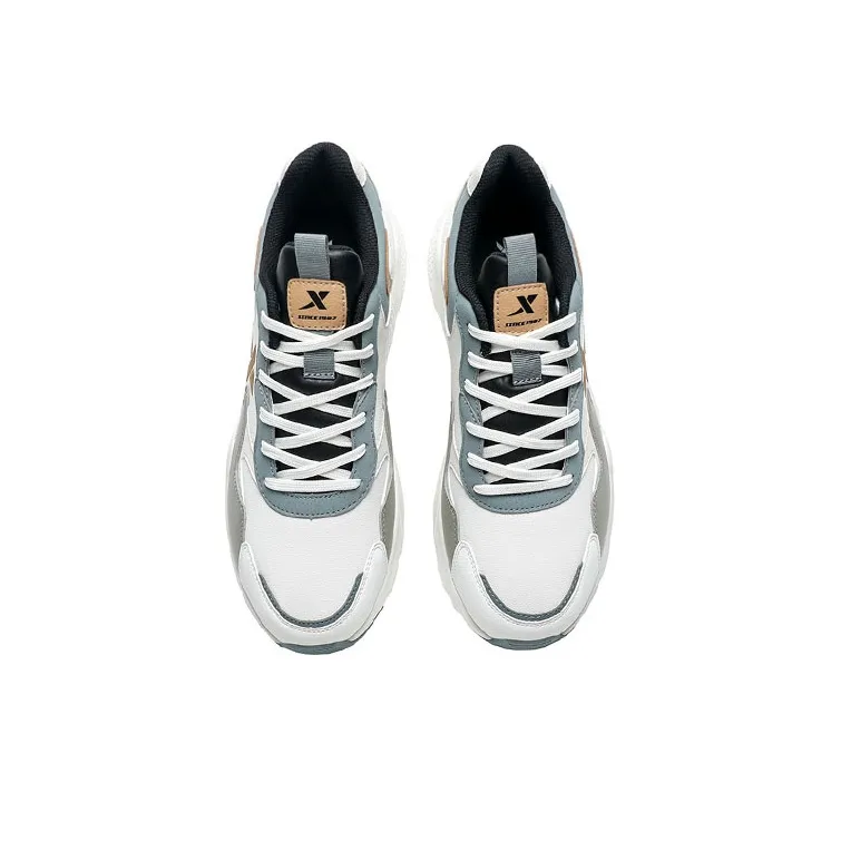 XTEP Anti Slip Wear Resistant Low Top Casual Shoes Men's-3