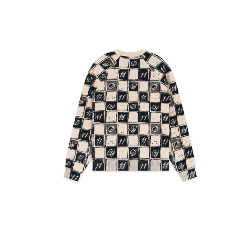 WE11DONE Sweaters Unisex Brown-1