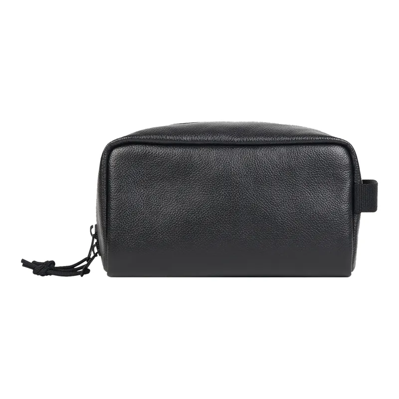 Balenciaga Explorer Grain Calfskin Clutch Toiletry Bag Regular Men's Black-1