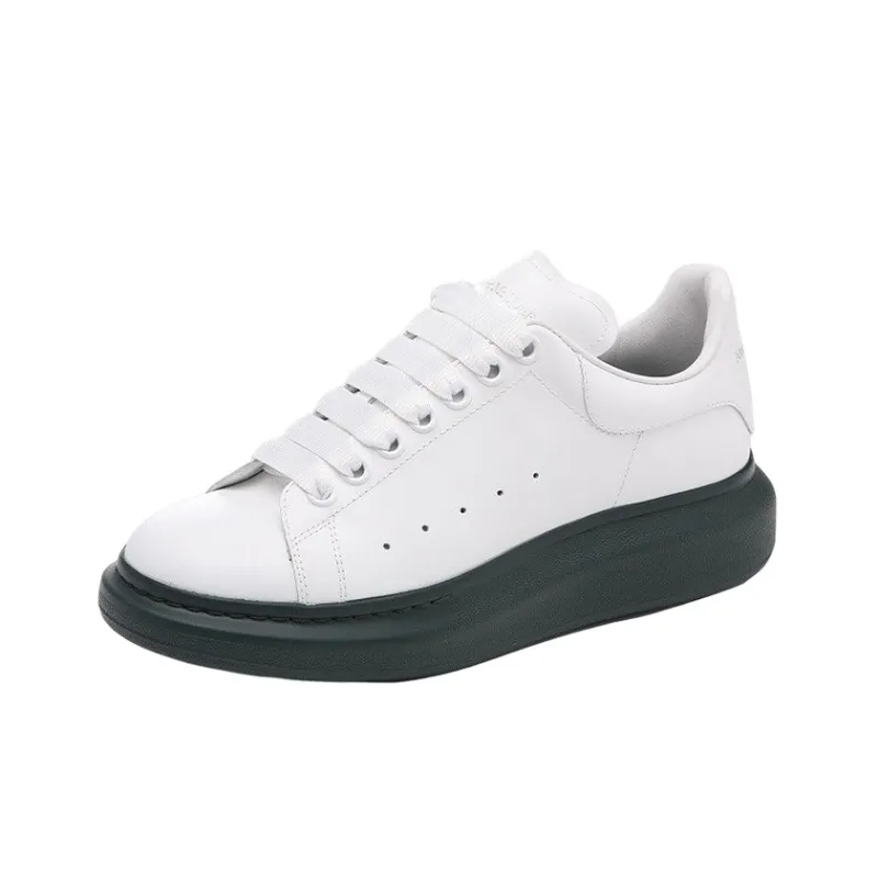 Alexander McQueen Oversized Sneaker White Green Sole-1