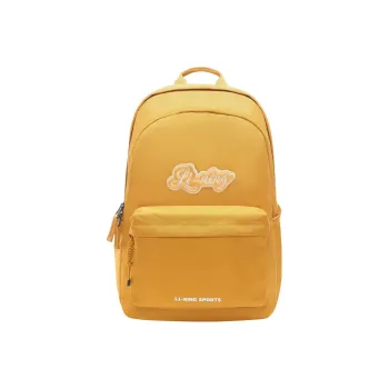 LiNing Sportlife Fabric Backpack Regular Unisex Wheat Gold